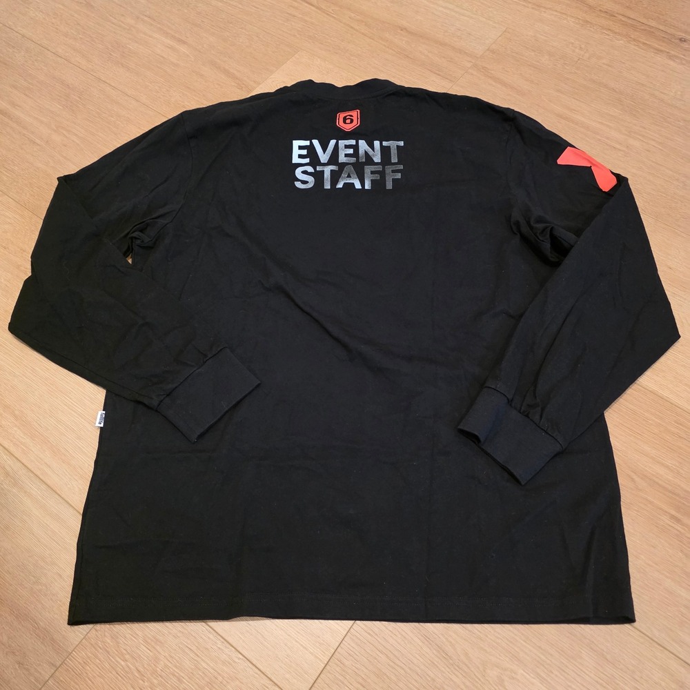Rainbow 6 Siege X Long Sleeve T-Shirt Event STAFF Size XL 100% Organic Cotton - Picture 8 of 10